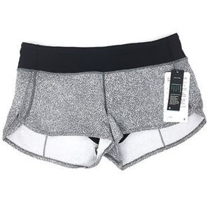 NWT Lululemon Speed up Short 2.5 in marble n black